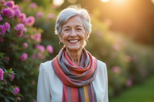 Palette de couleurs vives et pastel pour un style après 60 ans