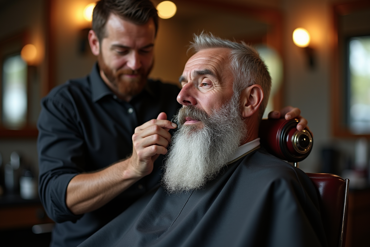 barbe soignée